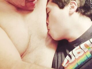 Aged Dad Lets Latino Male Suck on his Nipps