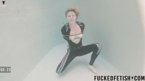 hd Shibari underwater catsuit sexy military challenger out of control