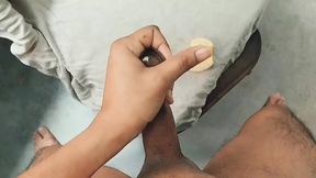 This is first Time he Fucked an Apple and see how Destructive he is. Loud Moan, Beg for Cum 💦