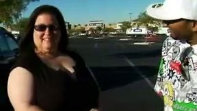 Fat ass mature mom shows her big boobs before sucking big dick deepthroat