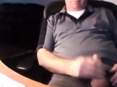 Handsome dad exposing his penis