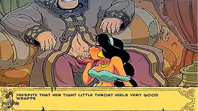Jasmine Rides Genies Massive Shaft in Secret Desert Tryst
