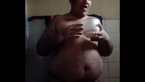 Vaibhav Pees Into A Plastic Container, Drinks His Piss, &amp_ Pours Out The Rest