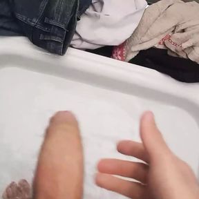 Playing with your penis in the shower