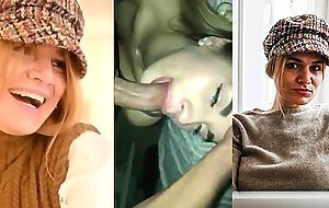 Instagram celebrity playing with cock