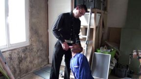 Young worker fucked at work by his boss