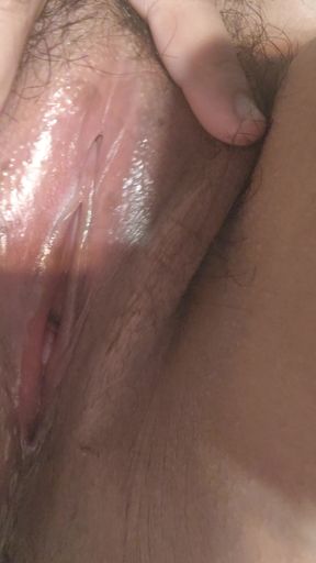 Playing with my clit