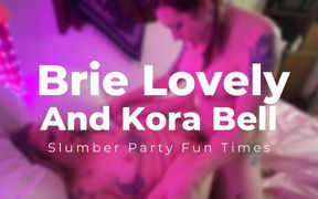 Satin Sex Party with Kora Bell and Brie Lovely