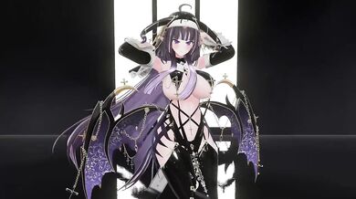 Chewy Hentai MMD | Thicc Elf VTuber Strip Dance