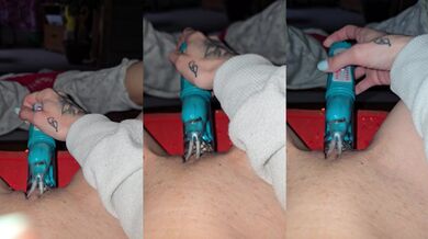 Hot girl moans loud and makes herself squirt with rabbit toy SUPER HOT big squirt