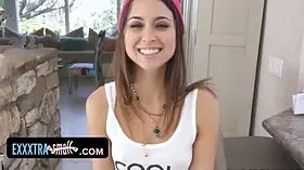 Exxxtrasmall - Riley Reid gets her Tight Pussy screwed!
