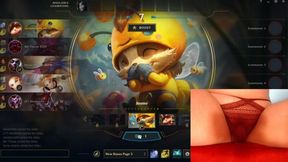 My new toy makes me cum multiple times while playing League of Legends #12 Luna