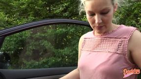 My first assfuck in the car
