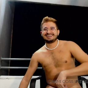 cute Latino jerks off on his balcony CAM4 Male