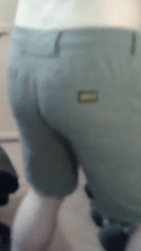 Hot Stud Goes Commando During Leg Day
