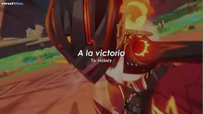 Anime babe Mavuika mounts huge cock in steamy Genshin Impact scene