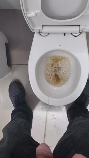 in public toilet