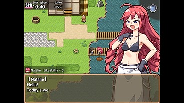 Impregnate my harem farm [ BREEDING HENTAI game ] Ep.4 turning a nun obsessed with big veiny penis !