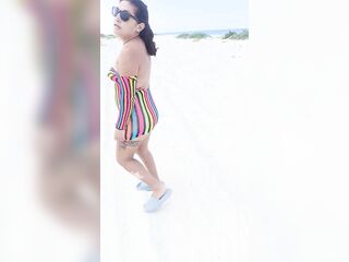 Flashing in the beach show My bazookas booty and greater amount
