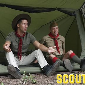 ScoutBoys Noah White gets a reach around during sex