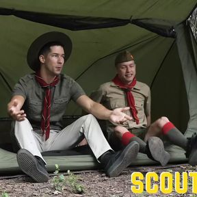 ScoutBoys Noah White gets a reach around during sex