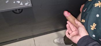 Cum in the Glory Hole, Big Dicks of Guys Spewing Creampie on the Toilet Walls, Go Lick It