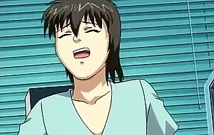 Cute hentai nurse fucked on the floor