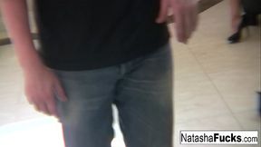 Natasha Nice enjoys a little alone time by herself