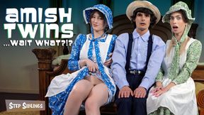 Former Amish Jill Shares Her New Husband&#039;s Big Cock With Her Amish Step Sister - TeamSkeet