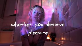 Naked Musings in the Bath - You Deserve Pleasure