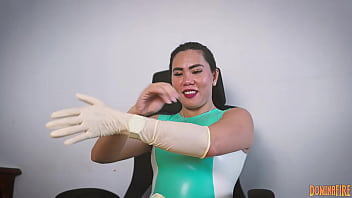 Latex Glove Fetish ASMR by DominaFire