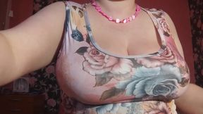 Striptease,oil,water,pee,lotion wet play