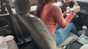 Dalilah drives to college in an old Chevette