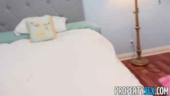 Redhead Landlady's Steamy Vlog Session with Tenanted Stud