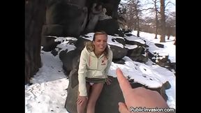 Ass on a snow day