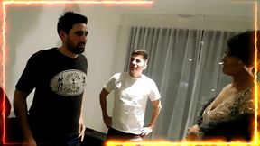 vinieron unos amigos y nos cojimos a la vecina (perla lopez) parte 2