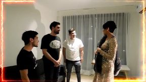 vinieron unos amigos y nos cojimos a la vecina (perla lopez) parte 2