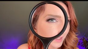 Giantess Shrinks Man to Bite Size and Swallows