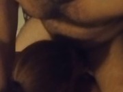Rica mamada de una trans