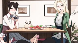 Naruto - Kunoichi Coach - Part 7 - TenTen and Tsunade Toejob by LoveSkySanX