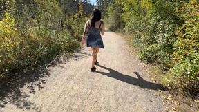 Goddess Noelle walk in the park part 1