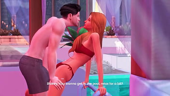 Hot Tub Romance - 3d Hentai - Preview Version