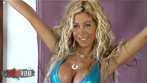 Venus Great with Big Boobs Venus Removing Clothes on the Bed