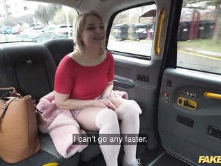 Fake Taxi Sexy Golden-Haired Flashes Her Titties And Large ass Out In Advance Of Getting Screwed For A Ride