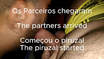 Piruzal do PUTOZORJ 1 - Putozorj dividiu o novinho do app com dois parceiros. O novinho tomou pau e leite de 3 noite toda. - p1