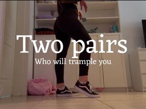 Zwei paar Schuhe, die dich zertrampeln werden 😈
