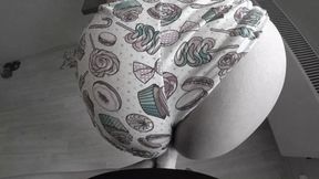 My mature girlfriend fucks me with a strapon.