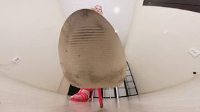 Peyton - pink high-heeled sandals VR 360 Full HD