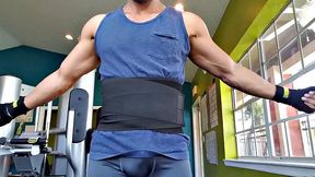 Our featured solo boy of the week is ruff and buff Marco Cruz, a hairy and inked Latin stud that spends a lot of time in the gym. Where we find him, as he pumps some weights, before deciding to pump something else.