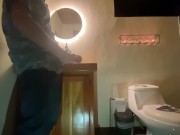 Artistic Masturbation, Moon and Candles